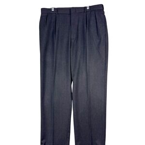 Polo Ralph Lauren Pants‎ Mens 38x32 Gray Pleated Cuffed Dress Trousers